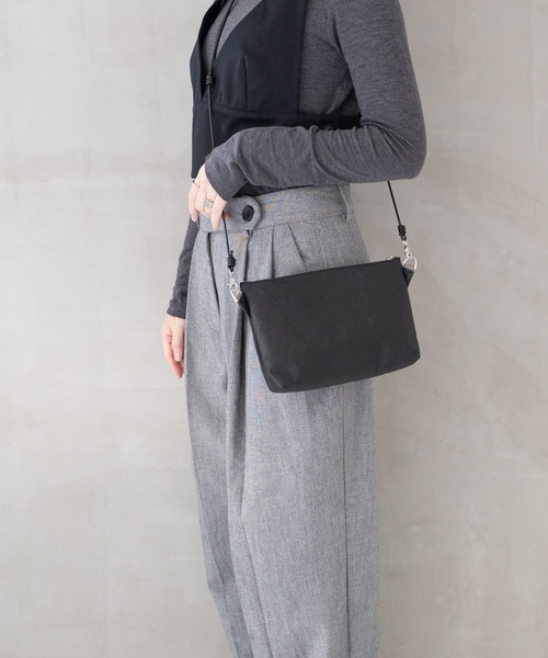 SENTI（センティ） ショルダーバッグ Dyneema(R) Leather 2WAY SACOCHE