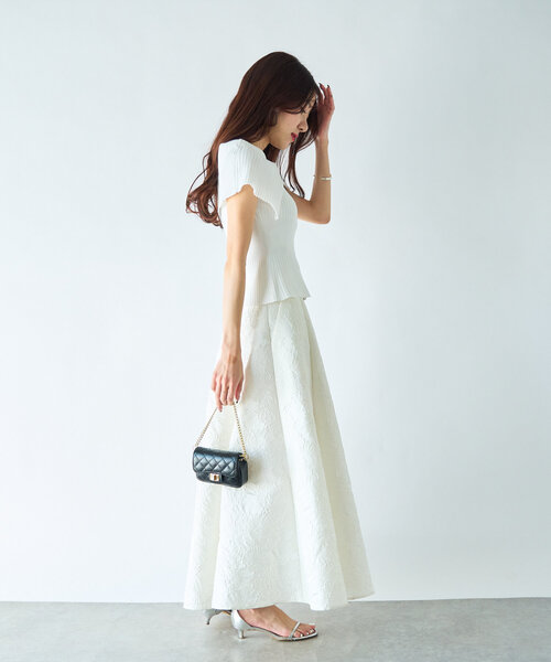 人気スタッフmiki監修ジップ2WAYニット La boutique BonBon｜【人気スタッフmiki監修】ジップ2WAYニット