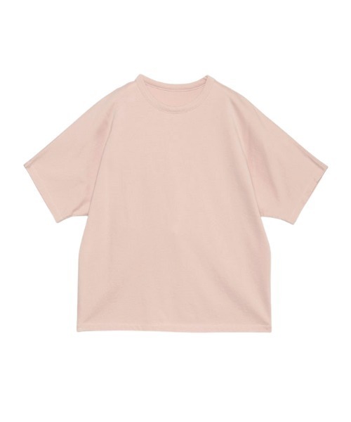 「anuans」 半袖シャツ FREE ピンクベージュ レディース anuans 「anuans」 半袖Tシャツ FREE ピンク レディース