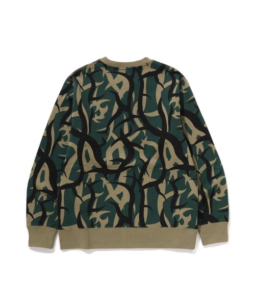 【A BATHING APE】TRIAL CAMO CREWNECK SWEATSHIRT スウェット A BATHING APE トレーナー スウェット TRIAL CAMO CREWNECK