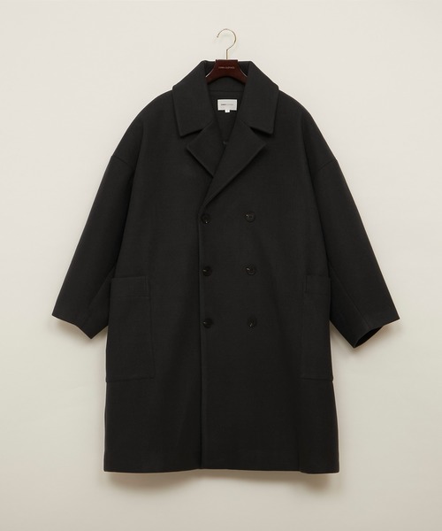 「EMMA CLOTHES」 チェスターコート FREE ダークブルー メンズ_画像2