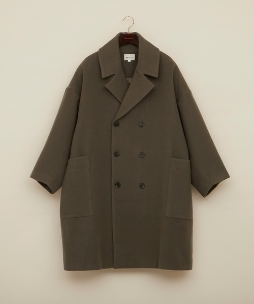 「EMMA CLOTHES」 チェスターコート FREE ダークブルー メンズ_画像3