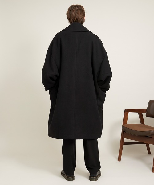 「EMMA CLOTHES」 チェスターコート FREE ダークブルー メンズ_画像8