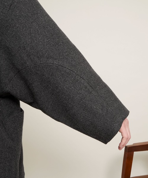 「EMMA CLOTHES」 チェスターコート FREE ダークブルー メンズ_画像9