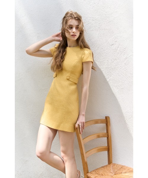 ERADIE（エラディエ） ワンピース 半袖 Summer tweed mini one piece