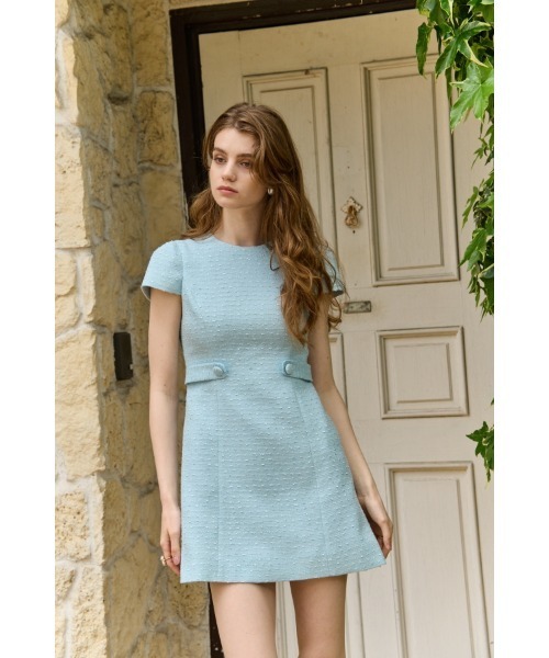 ERADIE（エラディエ） ワンピース 半袖 Summer tweed mini one piece