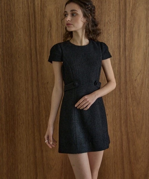 お歳暮 2025 tweed Summer ワンピース ERADIE mini サマーツィード piece one ワンピース