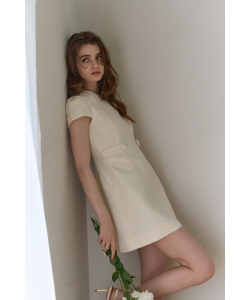 ERADIE（エラディエ） ワンピース 半袖 Summer tweed mini one piece