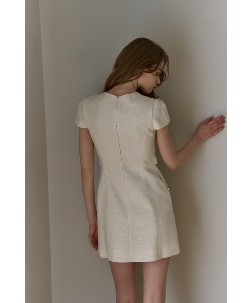 ERADIE（エラディエ） ワンピース 半袖 Summer tweed mini one piece