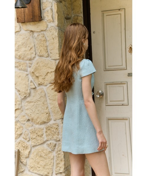ERADIE（エラディエ） ワンピース 半袖 Summer tweed mini one piece