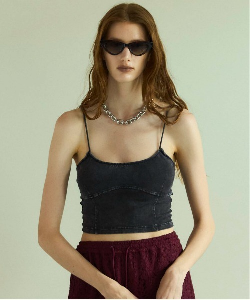 MAISON SPECIAL 新品未使用 黒 タンクトップ ブラトップ MAISON SPECIAL タンクトップ ノースリーブ Cup In Bustier Bra
