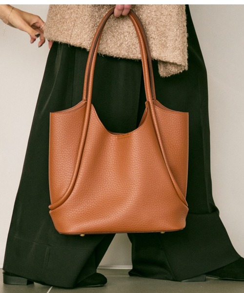 トートバッグ Cord tote bag with pouch / ポーチ付コードトートバック