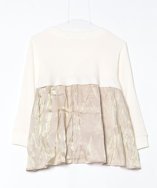 「TEVALT」 長袖カットソー 38 ベージュ レディース_画像2