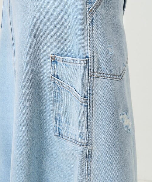 FREAK'S STORE（フリークスストア） デニムスカート クロスディテール