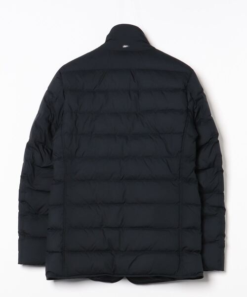 Herno モノグラム Hロゴ 2way ダウンジャケット 黒 HERNO（ヘルノ） ダウン ダウンジャケット ボンバージャケット メンズ