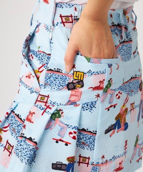 値下げ　新品　ラウドマウス スカート　ニット スカート 「LOUDMOUTH:ラウドマウス」レディース柄ニット