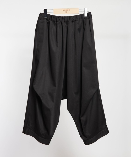 サルエルパンツ／gomme GOMME HOMME パンツ コットンツイル 二―タックサルエルパンツ
