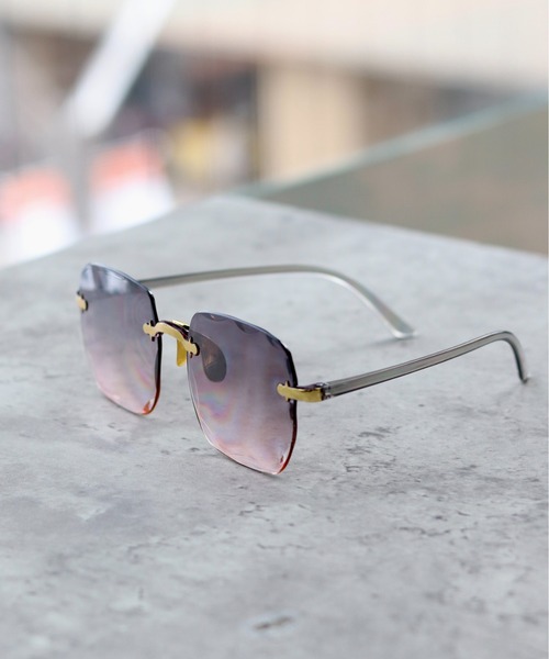 BVLGARI✦リムレス/グラデーション/サングラス ブルガリ BVLGARI リムレス フレームレス グラデーション サングラス