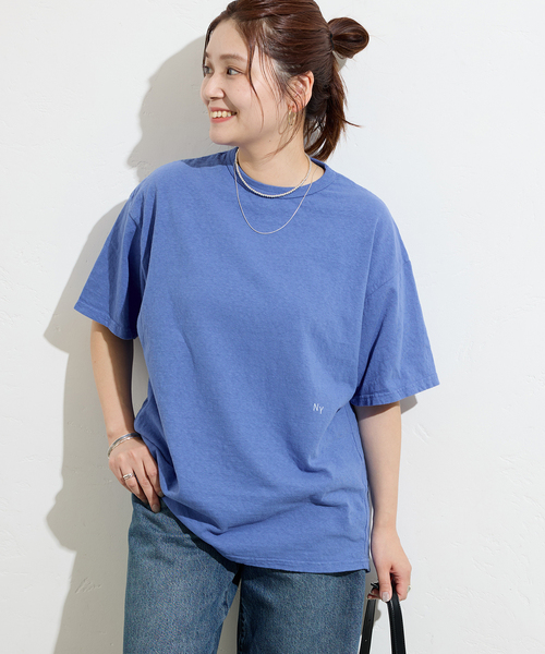 tシャツ 別注「RIDING HIGH/ライディングハイ」アップサイクルテンジクT レディース RIDING HIGH tシャツ 別注「RIDING HIGH/ライディングハイ