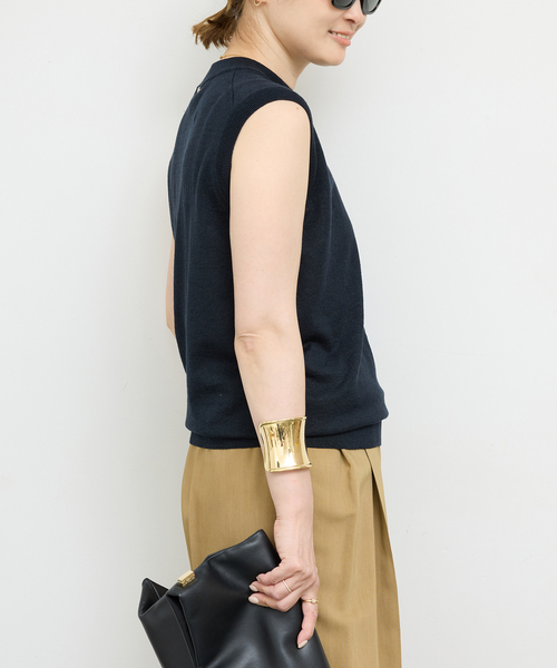 Deuxieme Classe ニット セーター *BRONZER RICH ノースリーブ