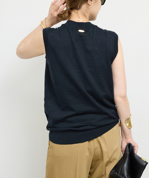 Deuxieme Classe ニット セーター *BRONZER RICH ノースリーブ