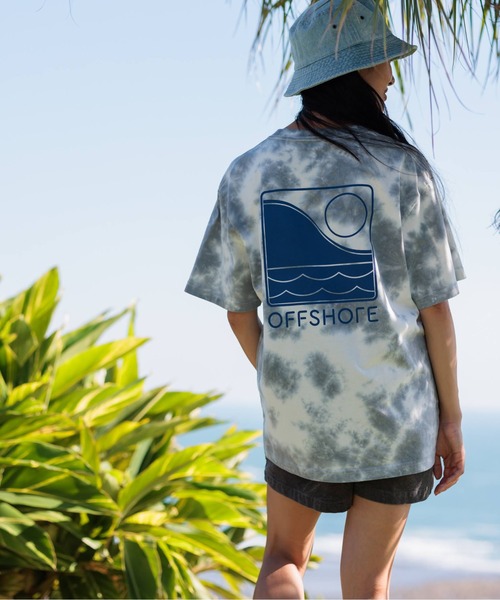 OFFSHORE（オフショア） tシャツ TIE DYE LOGO TEE/オフショア