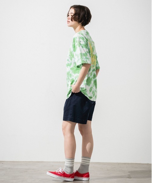 OFFSHORE tシャツ TIE DYE LOGO TEE/オフショア タイダイ染め