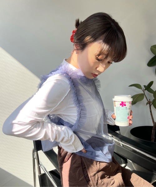 SANSeLF 「SANSeLF」 長袖カットソー FREE ホワイト レディース