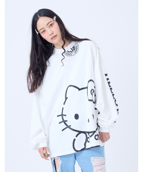 tシャツ HELLO KITTY x little sunny bite long tee レディース メンズ