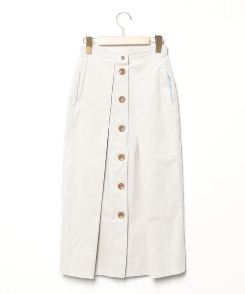 「Yori」 スカート 34 グレー レディース_画像2