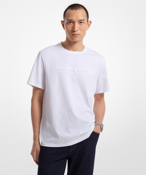 MICHAEL KORS tシャツ エンボス ロゴ Tシャツ メンズ : ZOZOTOWN