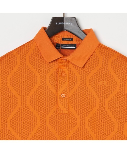 J.LINDEBERG シャツ 「J.LINDEBERG/GOLF」アートワーク半袖