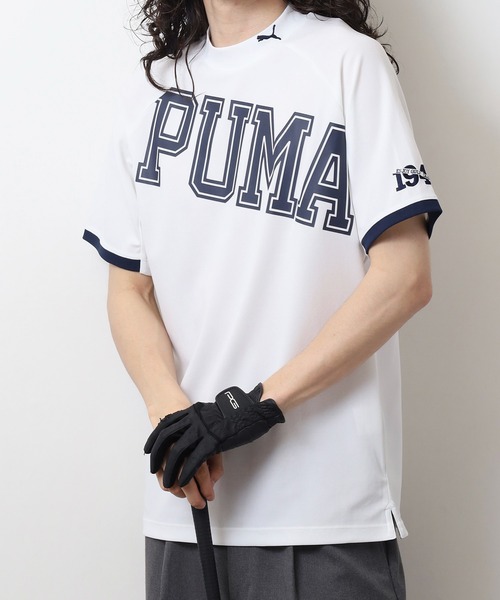 PUMA（プーマ） tシャツ ゴルフ セッショクレイカンSSモックネック