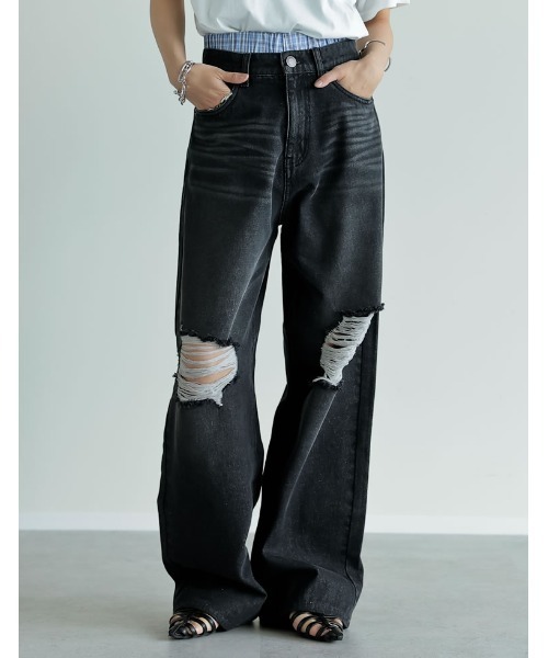 Re:EDIT（リエディ） ジーンズ デニム デニムパンツ 「低身長/高身長