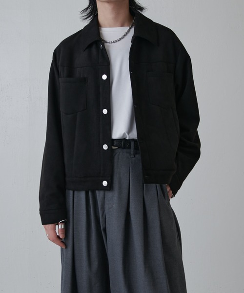 Lui's（ルイス） ブルゾン アウター フェイクスウェード トラッカー