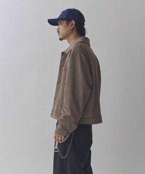 Lui's（ルイス） ブルゾン アウター フェイクスウェード トラッカー