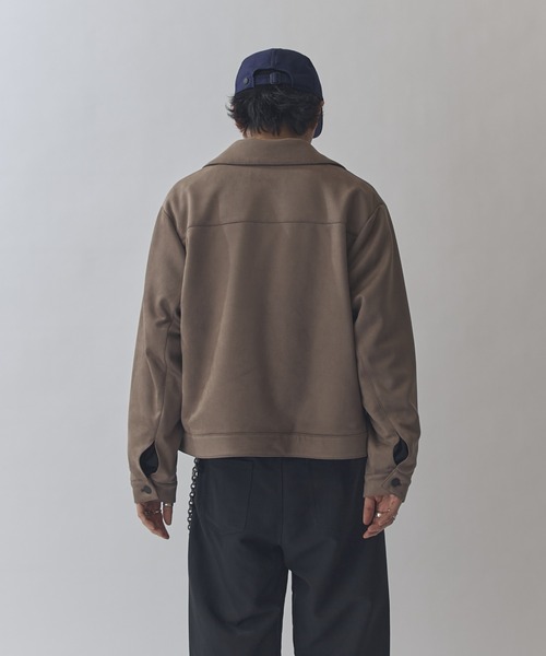 Lui's（ルイス） ブルゾン アウター フェイクスウェード トラッカー