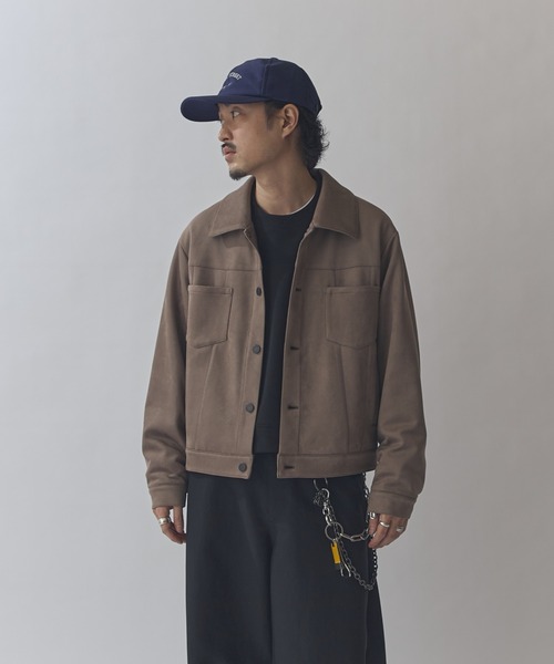 Lui's（ルイス） ブルゾン アウター フェイクスウェード トラッカー