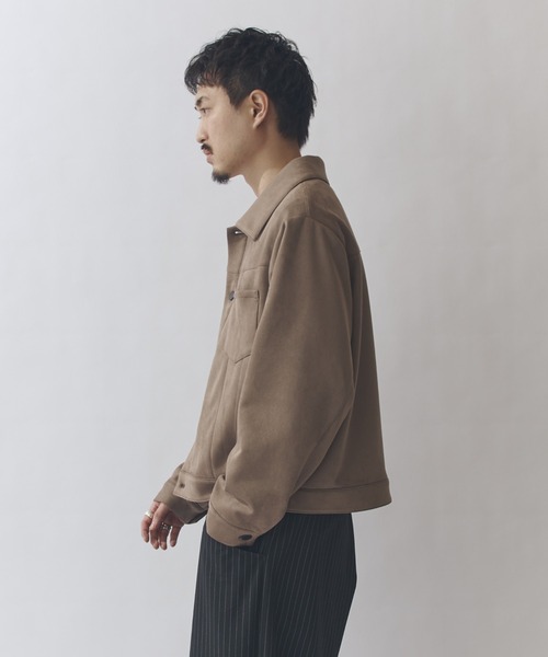 Lui's（ルイス） ブルゾン アウター フェイクスウェード トラッカー