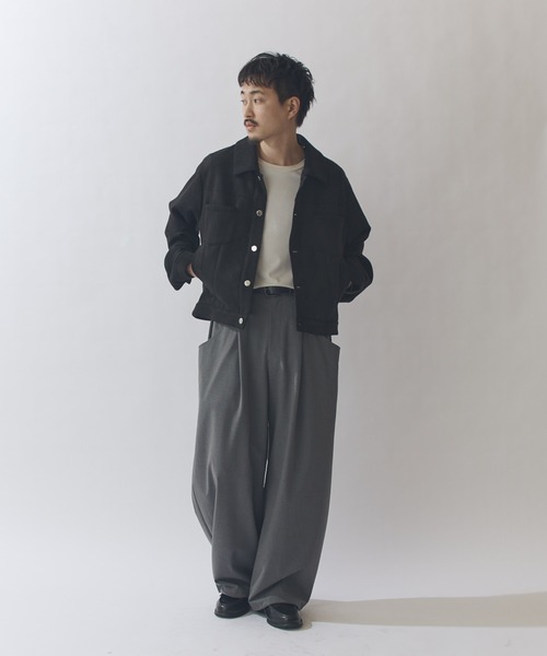 Lui's（ルイス） ブルゾン アウター フェイクスウェード トラッカー