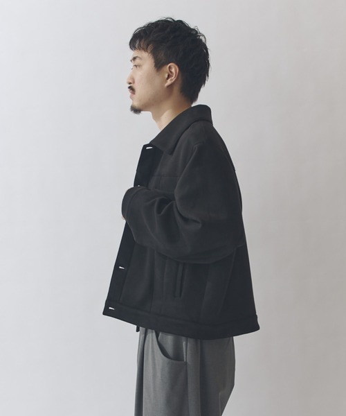 Lui's（ルイス） ブルゾン アウター フェイクスウェード トラッカー