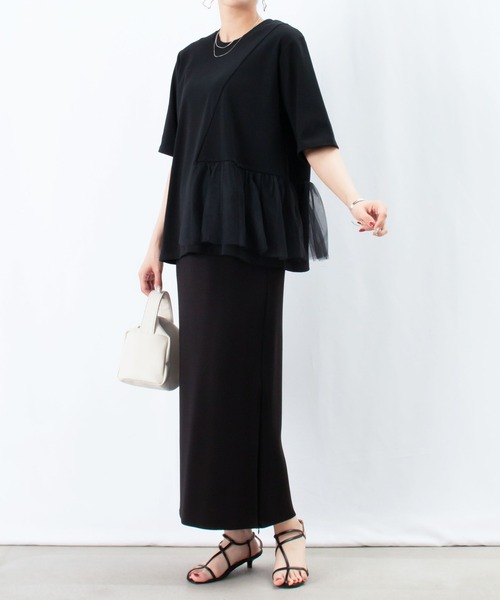 tシャツ LC/LLL 端レースポンチョプルオーバー レディース LADY LUCK LUCA tシャツ LC/LLL 端レースポンチョプルオーバー