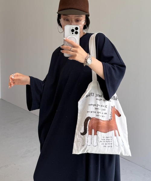 wee9s（ウィークス） ワンピース HANSODE super loose light sweatee