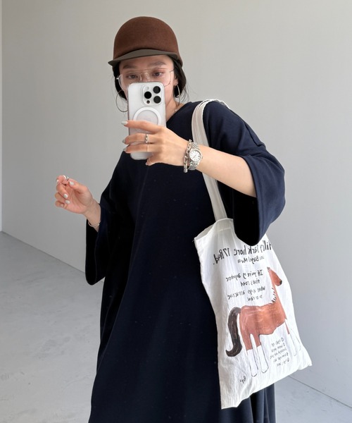 wee9s（ウィークス） ワンピース HANSODE super loose light sweatee