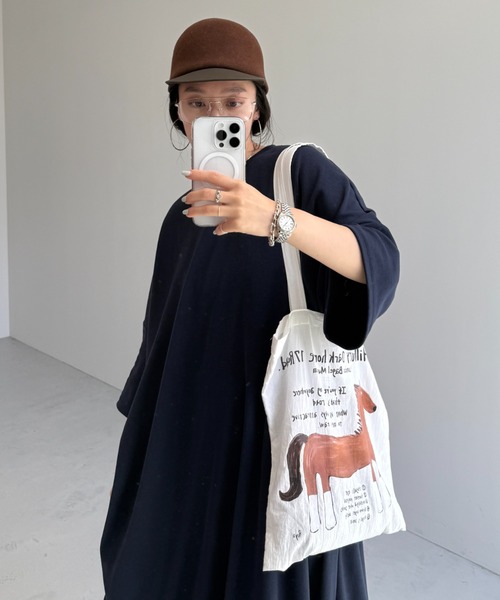 wee9s（ウィークス） ワンピース HANSODE super loose light sweatee