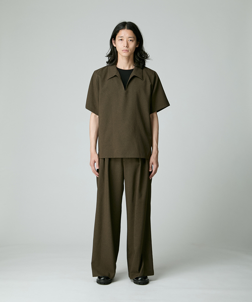 【Vintage】 2タック ワイド バギー  スラックス ポリエステル 春夏 KACCO スラックス 「ユニセックスアイテム」2TUCK WIDE BAGGY
