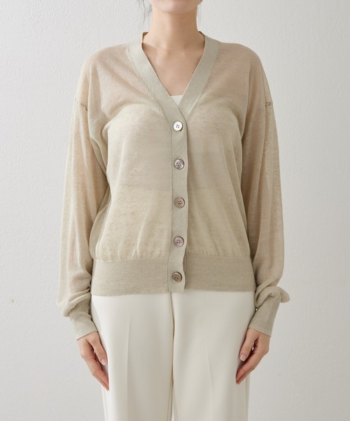 Whim Gazette（ウィム ガゼット） ニットカーディガン FREE レッド