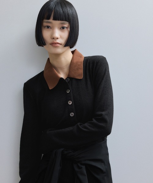 ADAM ET ROPE'（アダムエロペ） ポロシャツ ポロ 「WEB限定」ロング