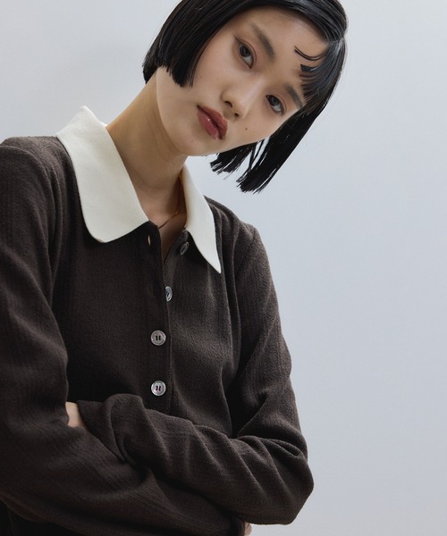 ADAM ET ROPE'（アダムエロペ） ポロシャツ ポロ 「WEB限定」ロング