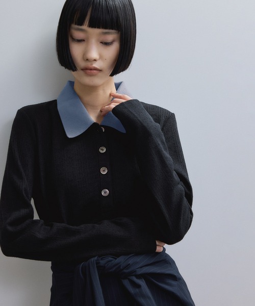 ADAM ET ROPE'（アダムエロペ） ポロシャツ ポロ 「WEB限定」ロング